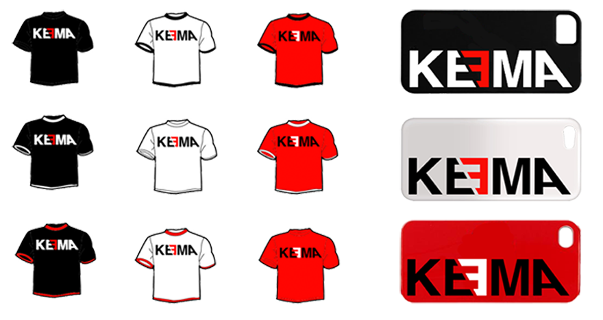 KEEMA Merchandise T-Shirts and iPhone covers